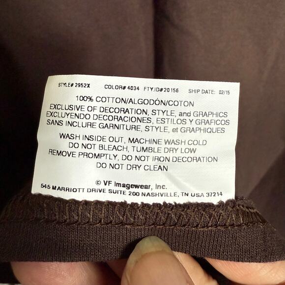 NFL Team Apparel Mens Tee Sz M Cleveland Browns Orange Brown Shirt NEW Football - Picture 6 of 6